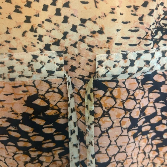 Charlie Jade silk dress XS 2 piece with beautiful  pink slip near new condition - Picture 8 of 14